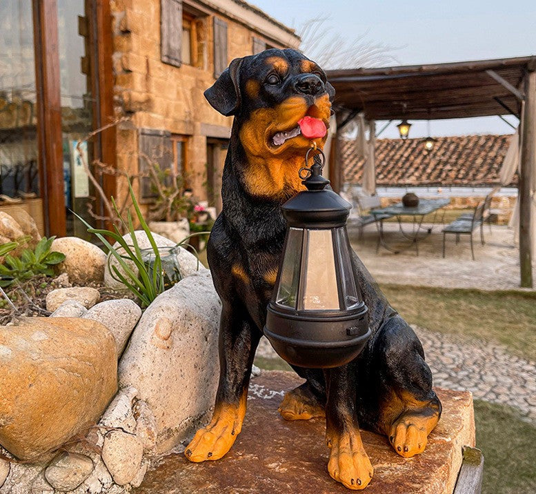  Hondenfiguur met zonne-LED-verlichting-lumipup-2