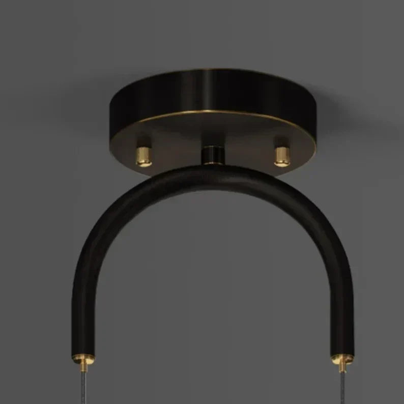 Elegante LED Pendelleuchte Mit Kristall Globus Doppel Kristall Beleuchtung Für Modernes Zuhause
