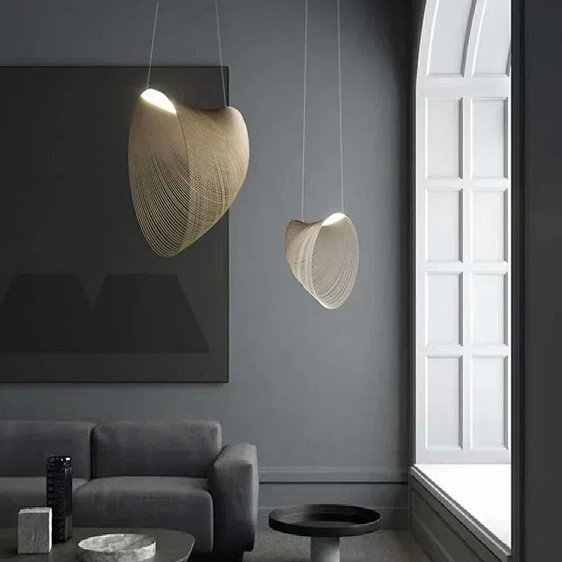 Moderne Pendelleuchte Mit Holzring Schlankes Minimalistisches Beleuchtungskonzept Für Wohnzimmer Und Küche Holzlook