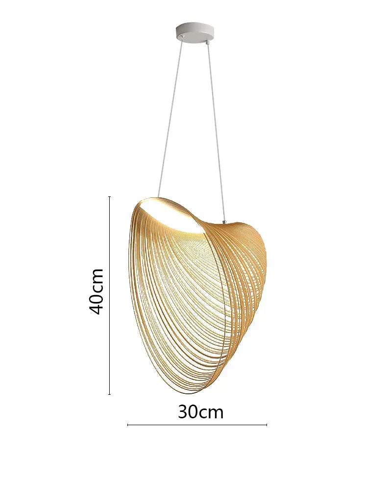 Moderne Pendelleuchte Mit Holzring Schlankes Minimalistisches Beleuchtungskonzept Für Wohnzimmer Und Küche Holzlook