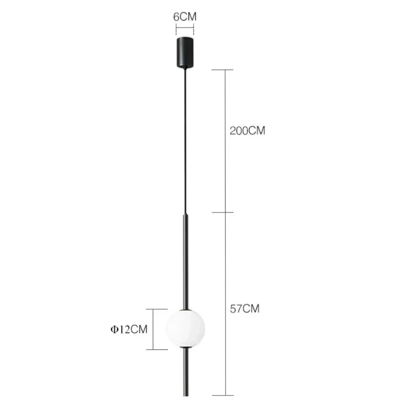 Minimalistische Weiße Kugel Pendelleuchte Mit Verstellbarer Lichtstärke Und Glas Metall Design Für Raumbeleuchtung
