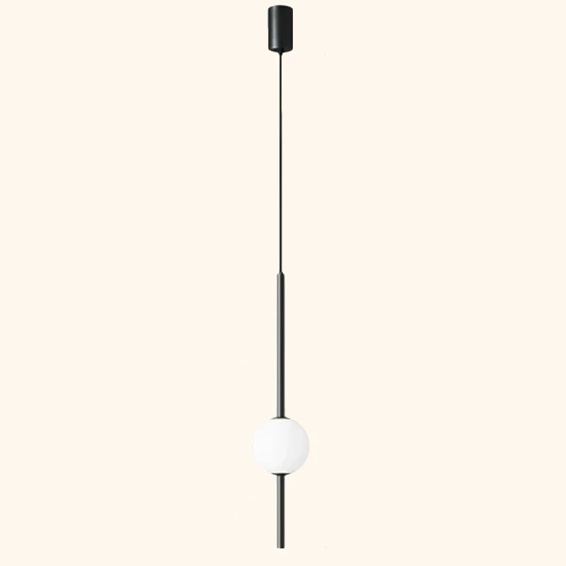 Minimalistische Weiße Kugel Pendelleuchte Mit Verstellbarer Lichtstärke Und Glas Metall Design Für Raumbeleuchtung